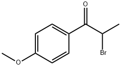 2-溴-1-(4-甲氧苯基)丙酮 結(jié)構(gòu)式