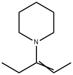 1-[(E)-pent-2-en-3-yl]piperidine Struktur