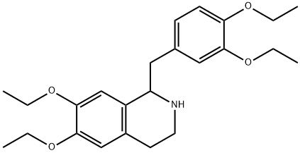 1-(3,4-DIETHOXY-BENZYL)-6,7-DIETHOXY-1,2,3,4-TETRAHYDRO-ISOQUINOLINE Struktur