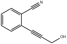 2-(3-HYDROXYPROP-1-YNYL)BENZONITRILE Struktur