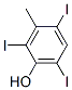 2,4,6-triiodo-m-cresol  Struktur