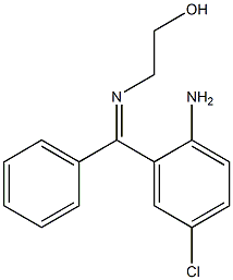 2-[[(2-amino-5-chlorophenyl)phenylmethylene]amino]ethanol 