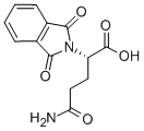 (S)-4-CARBAMOYL-2-(1,3-DIOXO-1,3-DI HYDRO-ISOINDOL-2-YL)-BUTYRIC ACID Struktur