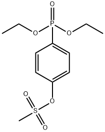 4-DIETHYLPHOSPHONO-(O-METHANESULFONYL)PHENOL Struktur