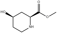 2-Piperidinecarboxylicacid,4-hydroxy-,methylester,(2S,4R)-(9CI) Struktur