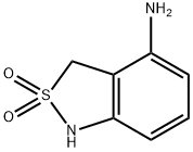 1,3-dihydro-2,1-benzisothiazol-4-amine 2,2-dioxide Struktur