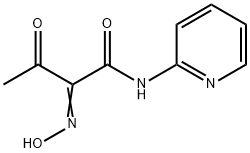 2-HYDROXYIMINO-3-OXO-N-PYRIDIN-2-YL-BUTYRAMIDE Struktur