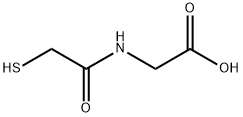 N-(mercaptoacetyl)glycine Struktur