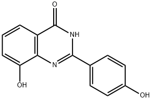 4(1H)-Quinazolinone,  8-hydroxy-2-(4-hydroxyphenyl)-  (9CI) Struktur