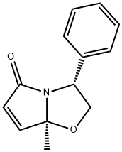 (3R-CIS)-2,3-DIHYDRO-7A-METHYL-3-PHENYLPYRROLO-[2,1-B!OXAZOL-5(7AH)-ONE, 97 Struktur