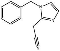 (1-BENZYL-1H-IMIDAZOL-2-YL)ACETONITRILE Struktur