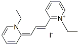 1-ethyl-2-[3-(1-ethyl-2(1H)-pyridylidene)propenyl]pyridinium iodide Struktur