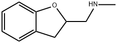 2-(Methylaminomethyl)-2,3-dihydrobenzofuran Struktur