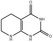 5H,6H,7H,8H-pyrido[2,3-d]pyriMidine-2,4-diol Struktur