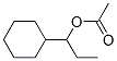 1-cyclohexyl-1-propyl acetate Struktur