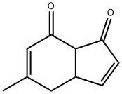 3a,7a-Dihydro-5-methyl-1H-indene-1,7(4H)-dione Struktur