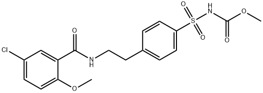 2-メトキシ-5-クロロ-N-[2-[4-[(メトキシカルボニル)スルファモイル]フェニル]エチル]ベンズアミド price.