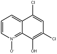 5,7-Dichloro-8-hydroxyquinoline 1-oxide Struktur