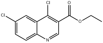 ETHYL 4,6-DICHLORO-3-QUINOLINECARBOXYLATE Struktur