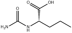 L-Norvaline, N-(aminocarbonyl)- (9CI) Struktur