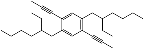 1 4-BIS(2-ETHYLHEXYL)-2 5-DI-1-PROPYNYL& Struktur