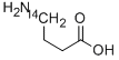 AMINOBUTYRIC ACID, GAMMA, [4-14C] Struktur