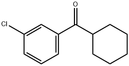 3-CHLOROPHENYL CYCLOHEXYL KETONE Struktur