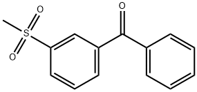 3-(Methylsulfonyl)benzophenone Struktur