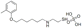 2-[6-(o-Tolyloxy)hexyl]aminoethanethiol sulfate Struktur