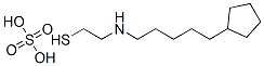 2-(5-Cyclopentylpentyl)aminoethanethiol sulfate Struktur