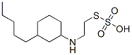 5-(2-sulfosulfanylethylamino)pentylcyclohexane Struktur