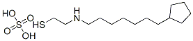 2-(7-Cyclopentylheptyl)aminoethanethiol sulfate Struktur