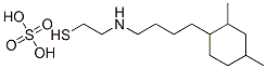 2-[4-(2,4-Dimethylcyclohexyl)butyl]aminoethanethiol sulfate Struktur