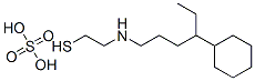 2-[(4-Cyclohexylhexyl)amino]ethanethiol sulfate Struktur