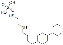 2-[[4-(4-Cyclohexylcyclohexyl)butyl]amino]ethanethiol sulfate Struktur