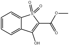 methyl 3-hydroxybenzo[b]thiophene-2-carboxylate 1,1-dioxide  Struktur