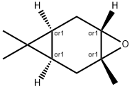 (1alpha,3beta,5beta,7alpha)-3,8,8-trimethyl-4-oxatricyclo[5.1.0.03,5]octane  Struktur