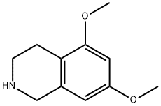 5,7-dimethoxy-1,2,3,4-tetrahydroisoquinoline Struktur