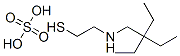 2-(2,2-Diethylbutyl)aminoethanethiol sulfate Struktur