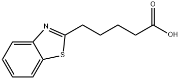 5-苯并噻唑-2-基-戊酸 結(jié)構(gòu)式