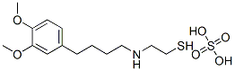 2-[4-(3,4-Dimethoxyphenyl)butyl]aminoethanethiol sulfate Struktur