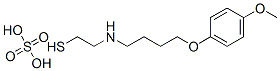 2-[4-(p-Methoxyphenoxy)butyl]aminoethanethiol sulfate Struktur