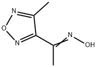 Ethanone, 1-(4-methyl-1,2,5-oxadiazol-3-yl)-, oxime (9CI) Struktur