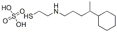 2-(4-Cyclohexylpentyl)aminoethanethiol sulfate Struktur