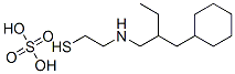 2-[[2-(Cyclohexylmethyl)butyl]amino]ethanethiol sulfate Struktur