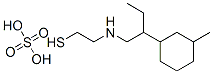 2-[2-(3-Methylcyclohexyl)butyl]aminoethanethiol sulfate Struktur