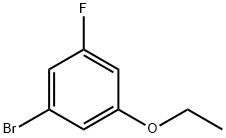 Benzene, 1-bromo-3-ethoxy-5-fluoro- (9CI) Struktur