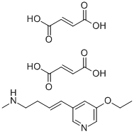 4-(5-ETHOXY-3-PYRIDINYL)-N-METHYL-(3E)-3-BUTEN-1-AMINE DIFUMARATE Struktur