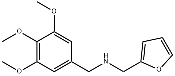 FURAN-2-YLMETHYL-(3,4,5-TRIMETHOXY-BENZYL)-AMINE Struktur