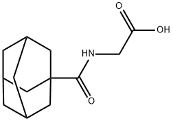 (ADAMANTANE-1-CARBONYL)-AMINO]-ACETIC ACID Struktur